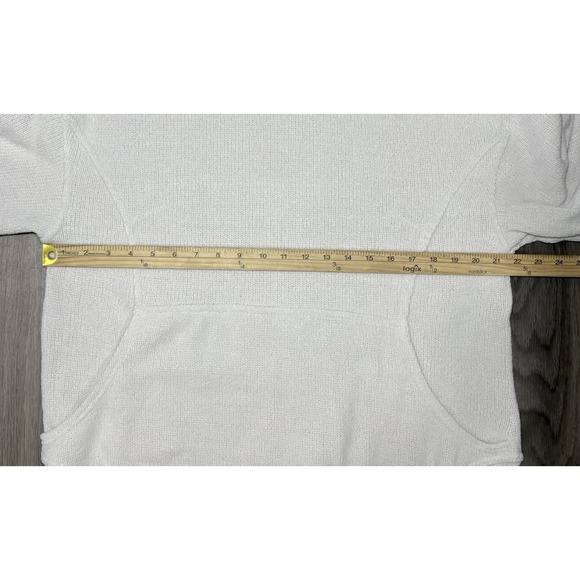 Free People Beach Ronda Pullover Tunic Cozy White Size S Relaxed Fit Funnel Neck - Picture 9 of 9